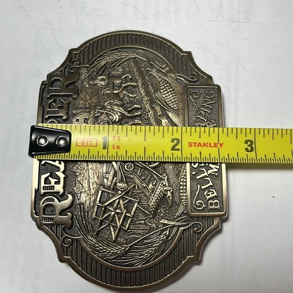 Belt Buckle solid brass First edition Harvesting